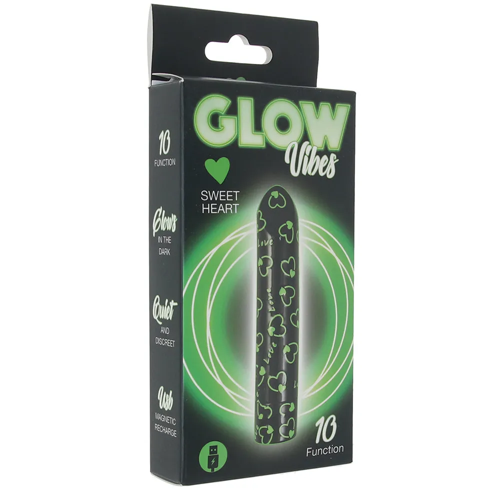 Nasstoys  Glow Vibes Sweet Heart Bullet Vibe-Seduce Mart