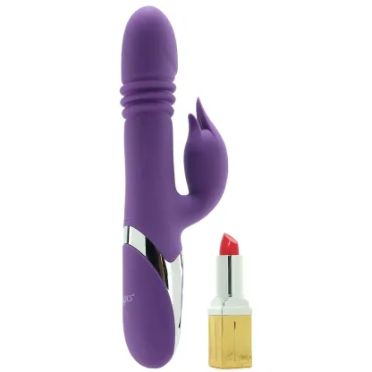 CalExotics  Enchanted Kisser Thrusting Rabbit Vibe in Purple-Seduce Mart