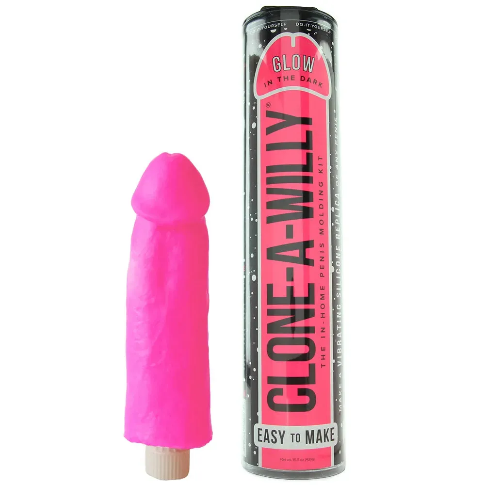 Empire Labs  Clone-A-Willy Glow in the Dark in Hot Pink-Seduce Mart
