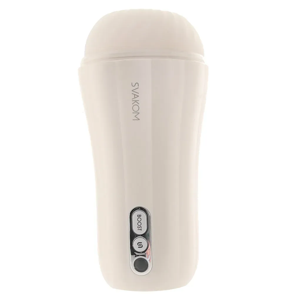 Svakom  Robin Vibrating Masturbator in White