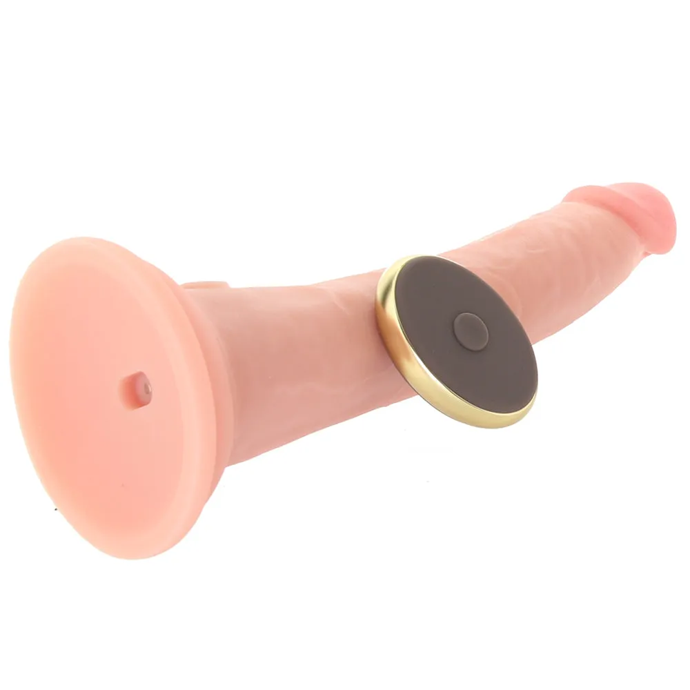 Pipedream  King Cock 7 Inch Dual Density Silicone Vibe in Light-Seduce Mart