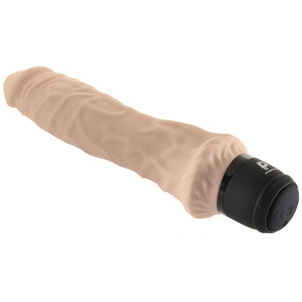 Electric Eel  Power Cock 8 Inch Girthy Realistic Vibe in Light-Seduce Mart