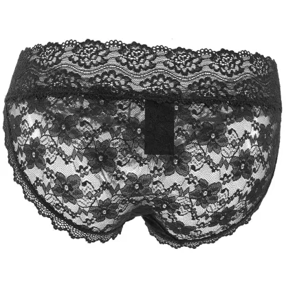 CalExotics  Remote Control Black Lace Panty &amp; Vibe Set in L/XL-Seduce Mart