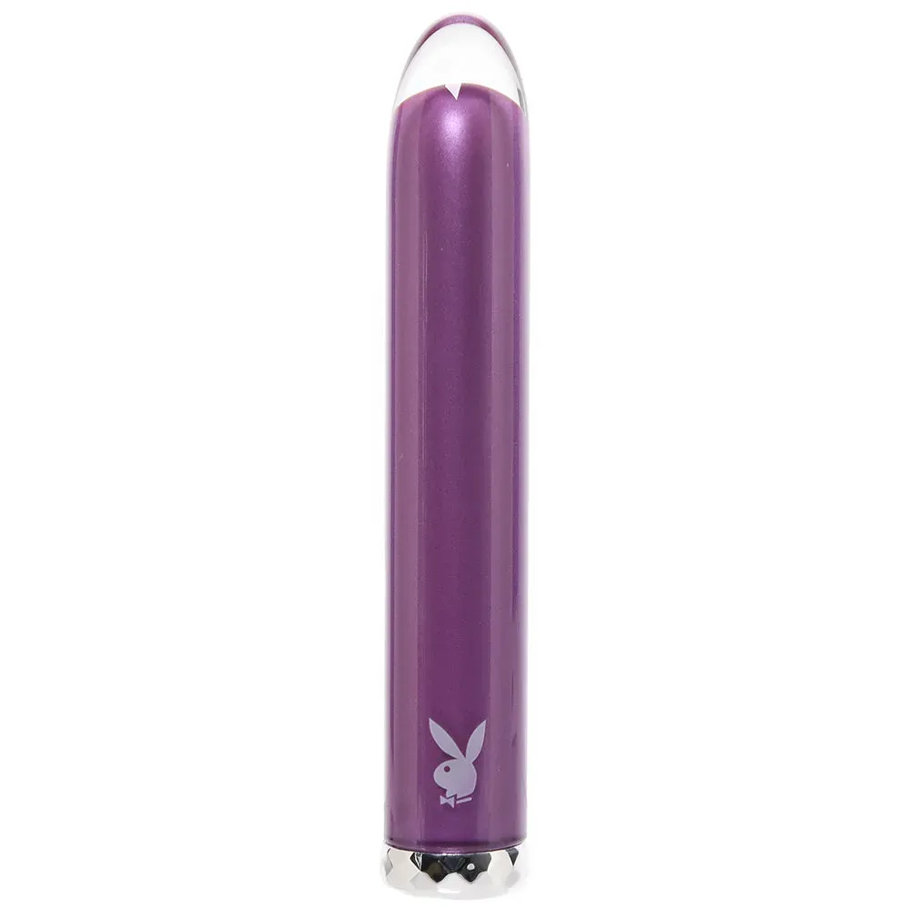 Evolved Novelties  Playboy Amethyst Glass Vibe-Seduce Mart