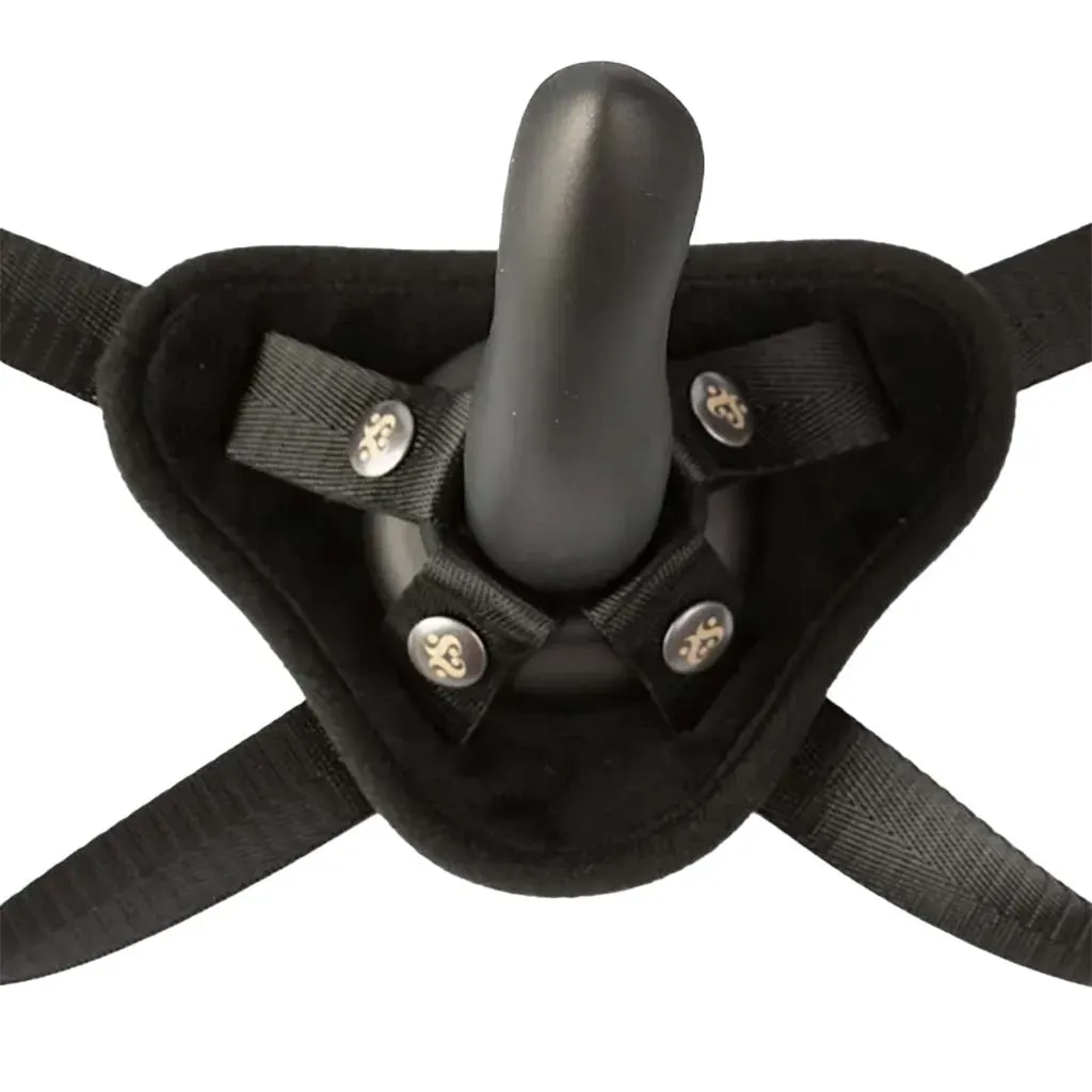 Sei Mio Cocked and Loaded Strap-On with Posable Dildo