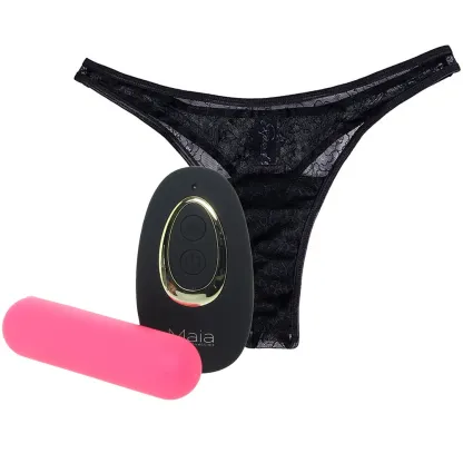 Date Night Pink Remote Panty Vibe in S/M