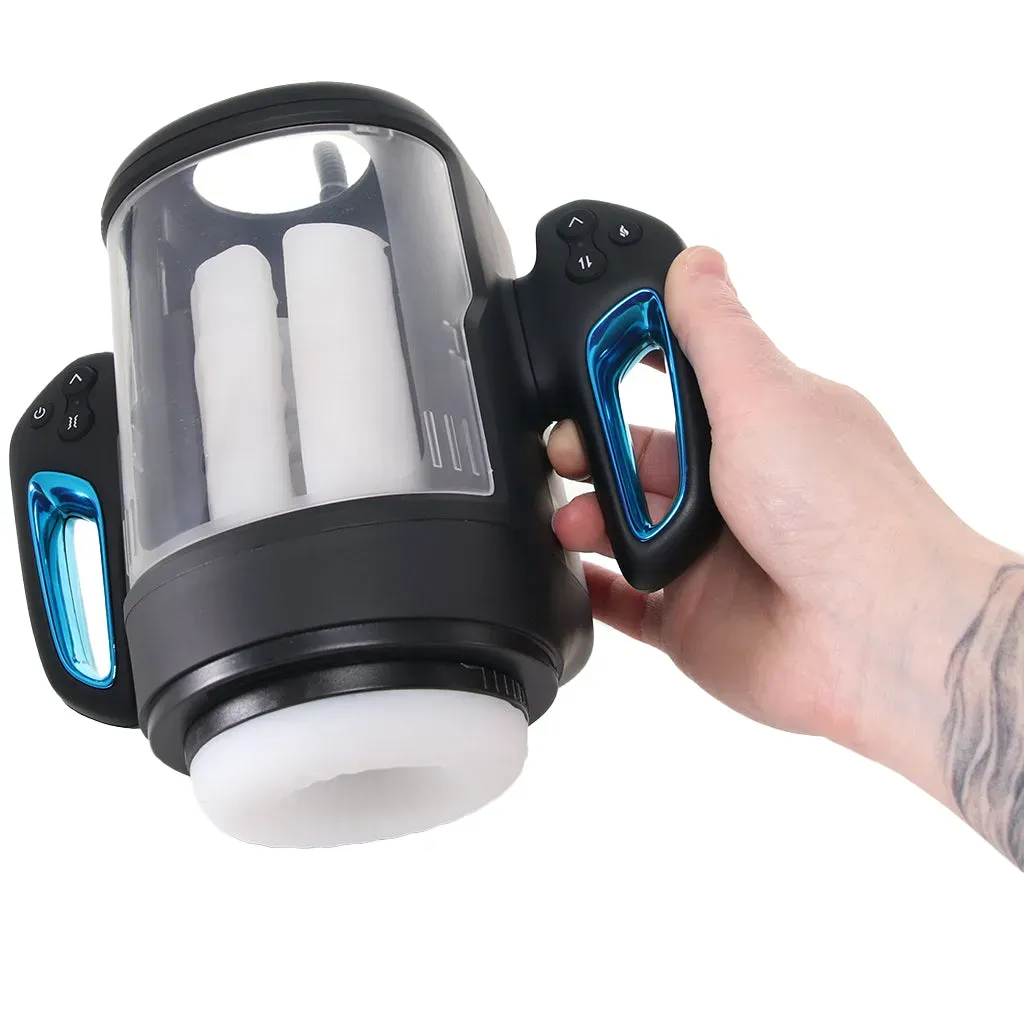 Cyber Milker Stroking & Vibrating Masturbator