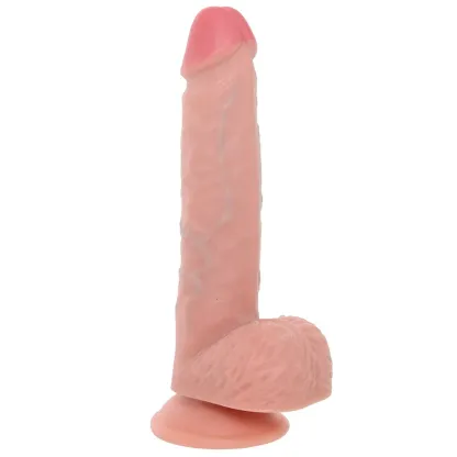 RealRock 8 Inch Ballsy Rotating and Vibrating Dildo