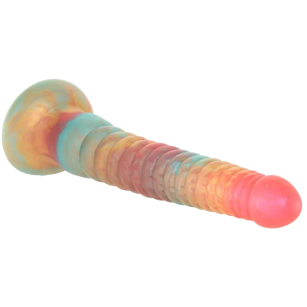 Colours Stacked 9 Inch Dildo in Red/Gold