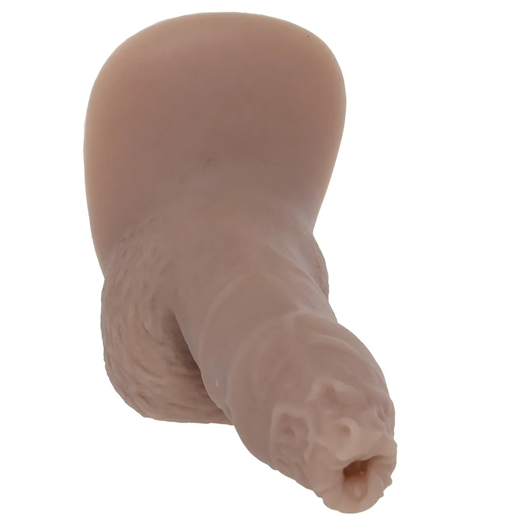 Strap U 5.1 Inch Uncut Silicone Packer in Tan