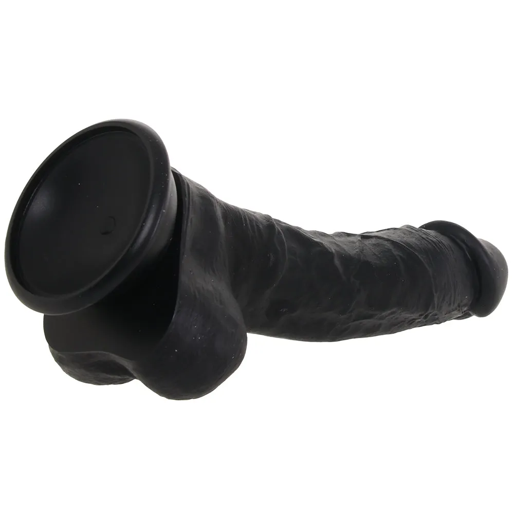 Large Silicone Colours Dildo in Black