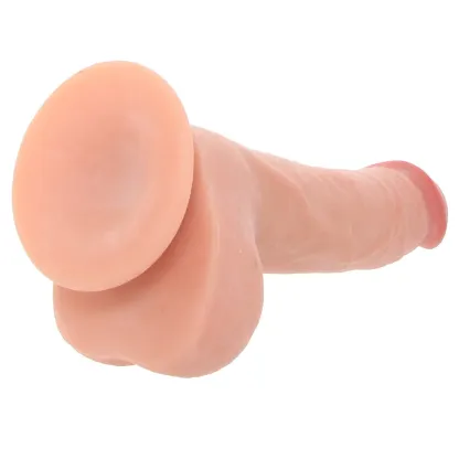 Real Cocks 7.5 Inch Realistic Sliders Dildo in Vanilla