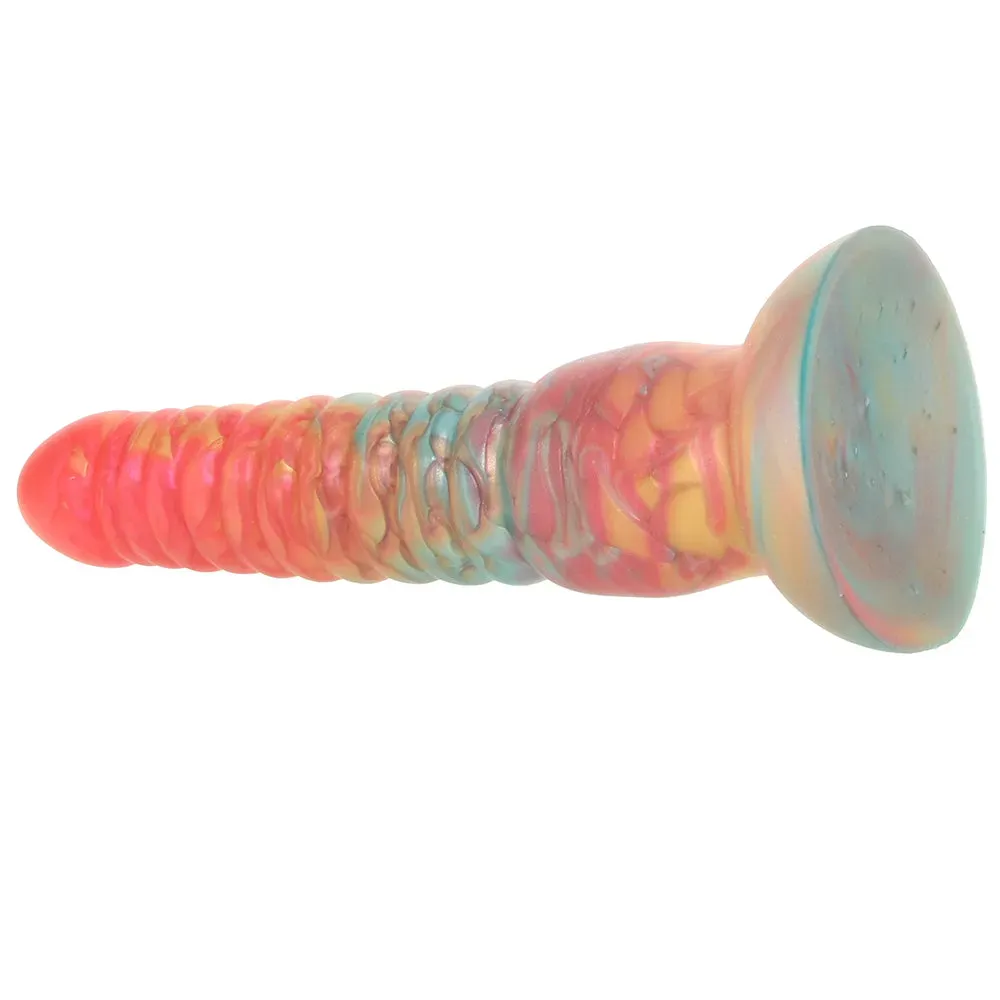 Colours Stacked 6 Inch Dildo in Red/Gold