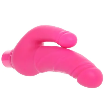 Power Stud Rechargeable Over & Under Vibe in Pink