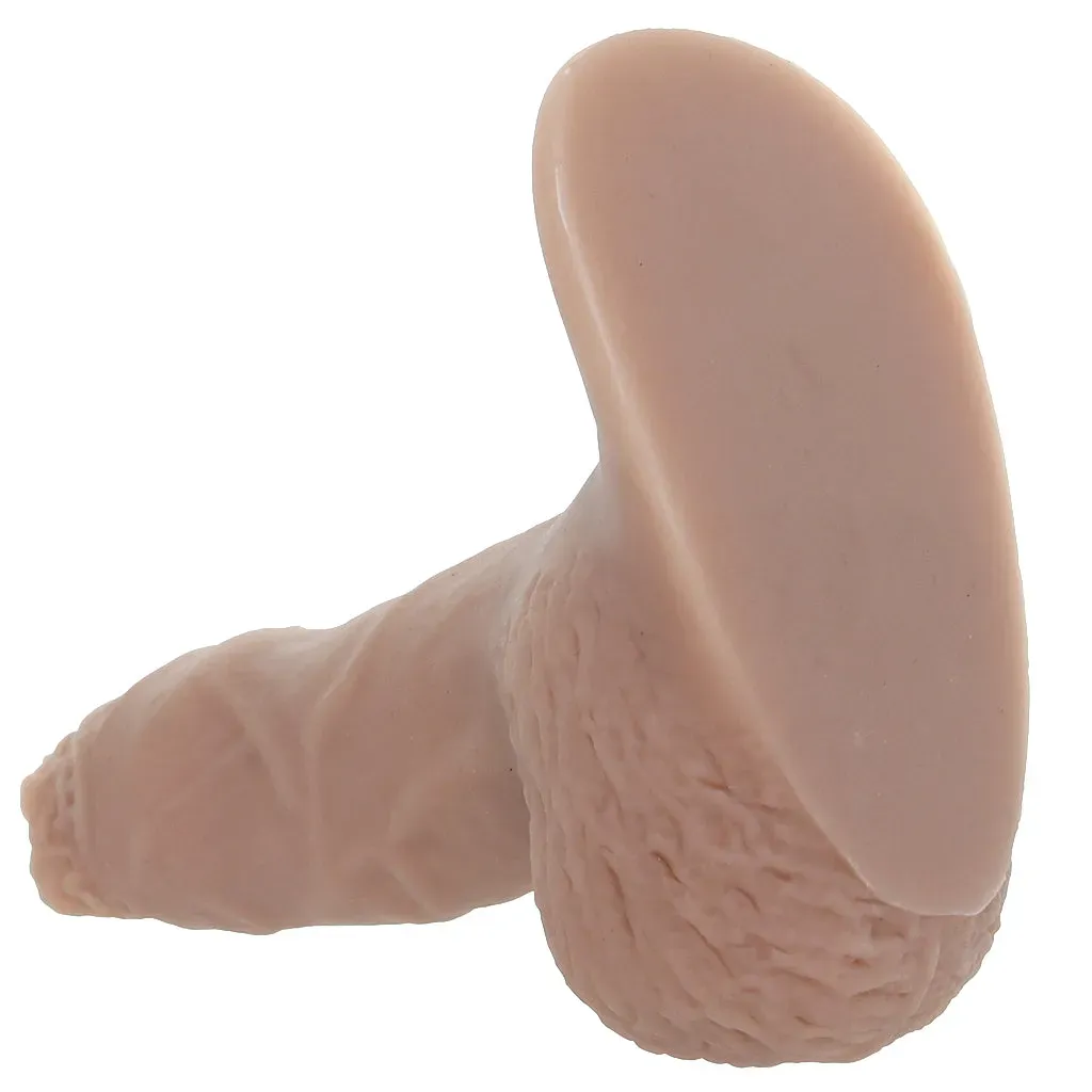 Strap U 5.1 Inch Uncut Silicone Packer in Tan