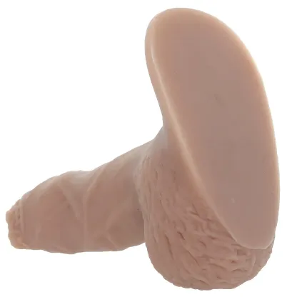 Strap U 5.1 Inch Uncut Silicone Packer in Tan