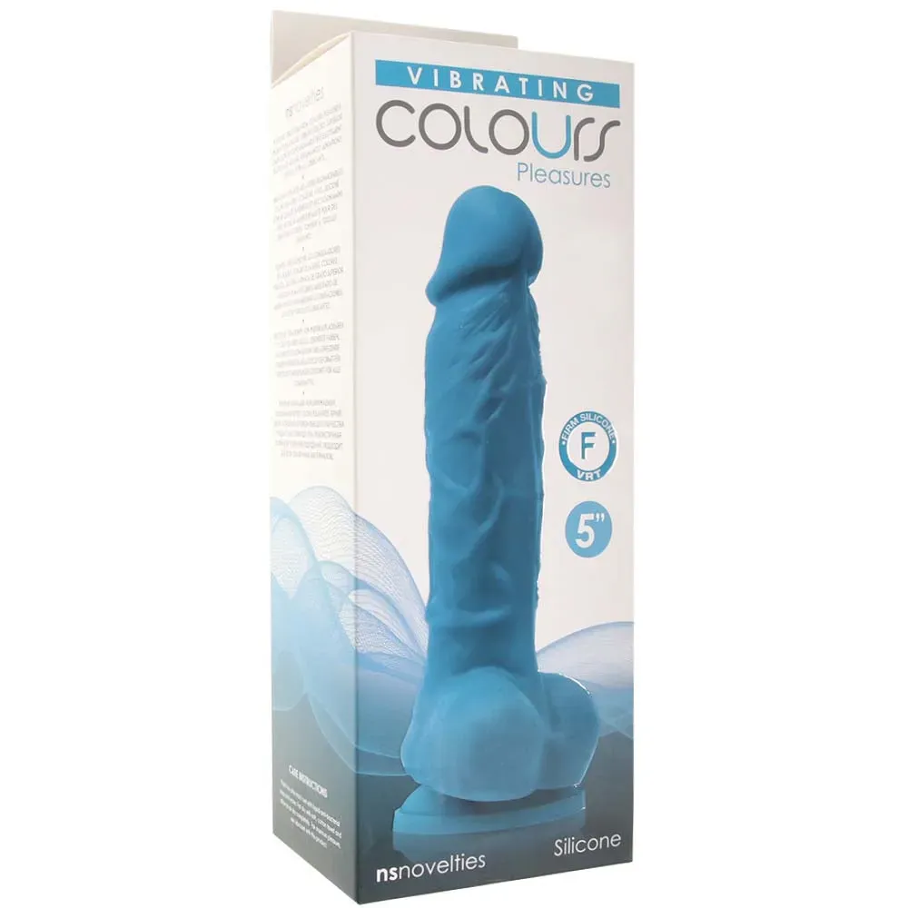 ns novelties  Colours Pleasures 5 Inch Vibe in Blue-Seduce Mart