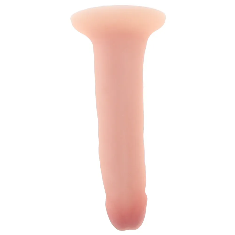 Blush  Dr. Skin Dr. Lucas 5 Inch Silicone Dildo in Vanilla
