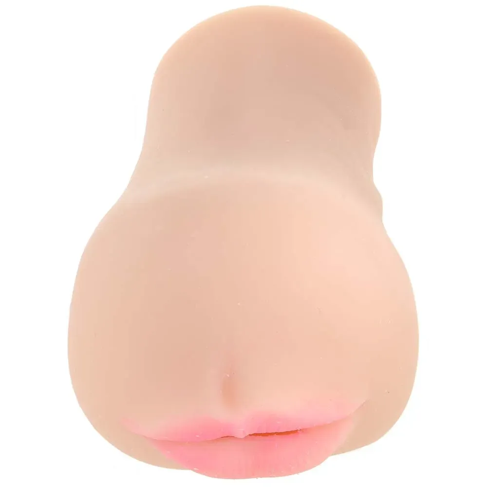 CalExotics  Stroke It Anatomical Mouth Stroker in Ivory