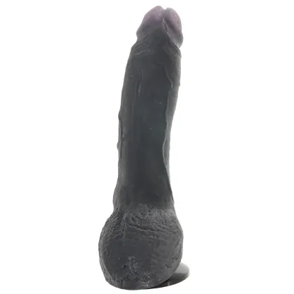 Pipedream  Real Feel Deluxe 9 Inch Vibrating Wall Banger Dildo in Blac-Seduce Mart