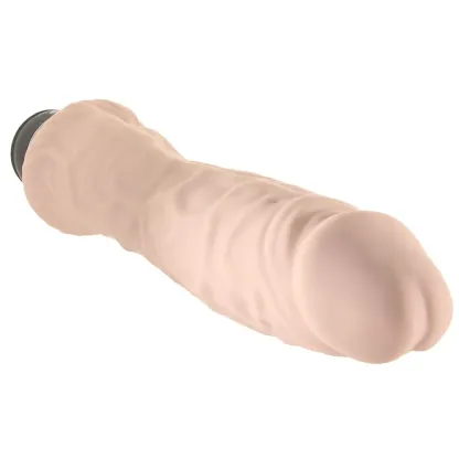 Electric Eel  Power Cock 8 Inch Girthy Realistic Vibe in Light-Seduce Mart