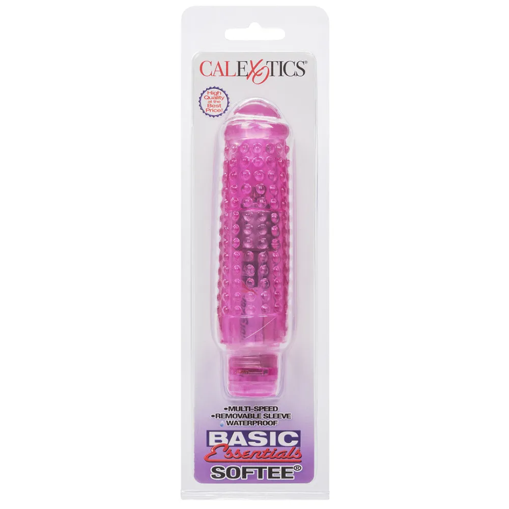 CalExotics  Basic Essentials Softee Sleeved Vibe-Seduce Mart