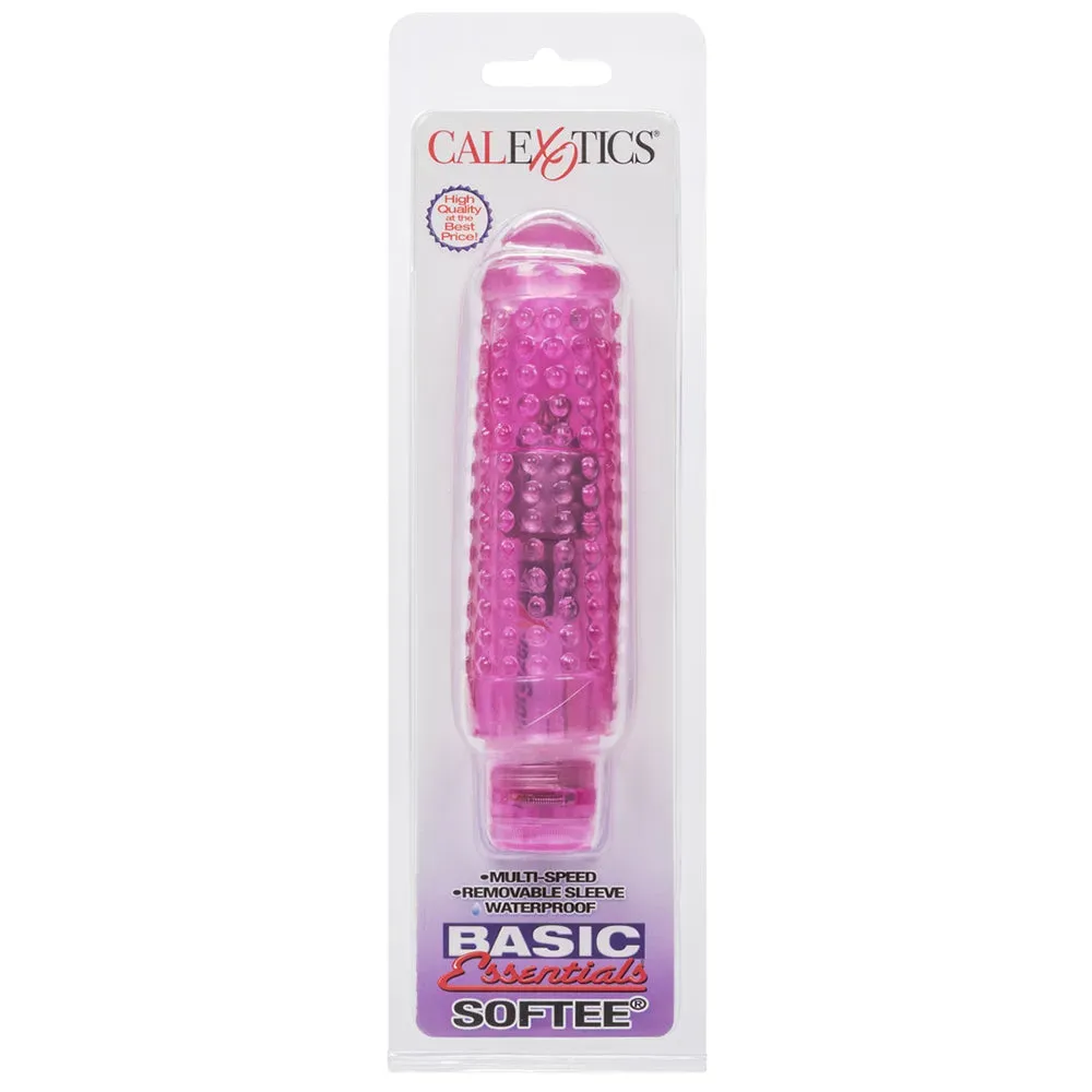 CalExotics  Basic Essentials Softee Sleeved Vibe-Seduce Mart