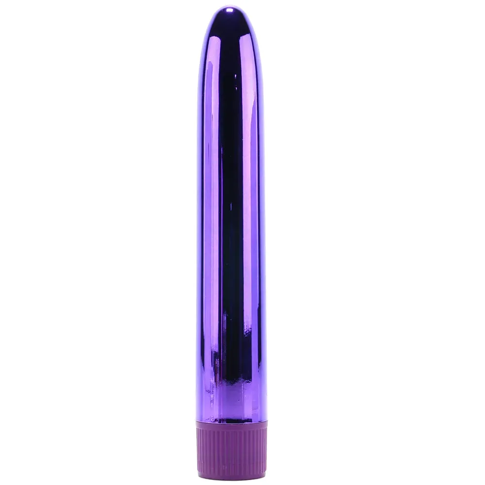 Pipedream  Classix 7 Inch Slimline Rocket Vibe in Metallic Purple-Seduce Mart