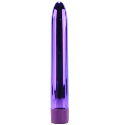 Pipedream  Classix 7 Inch Slimline Rocket Vibe in Metallic Purple-Seduce Mart