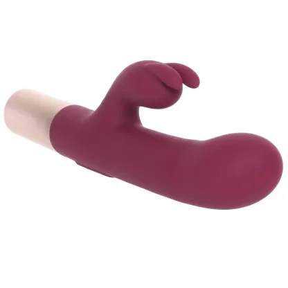 Shots Toys  Loveline The Traveler Rabbit Vibe in Burgundy-Seduce Mart