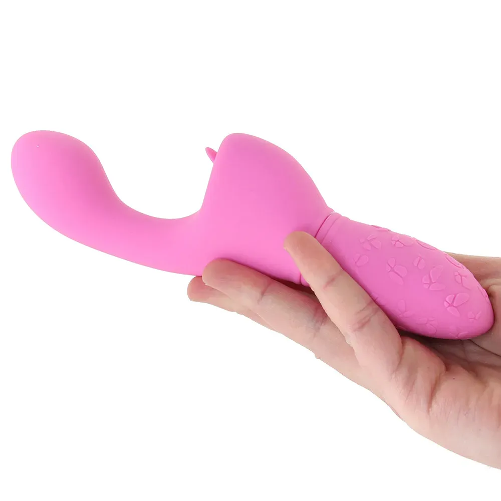 CalExotics  Rechargeable Butterfly Kiss Flicker Vibrator in Pink