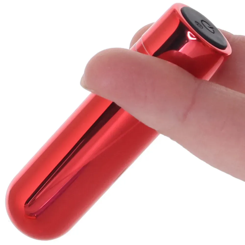 Blush  Kool Vibes Rechargeable Mini Bullet in Cherry-Seduce Mart