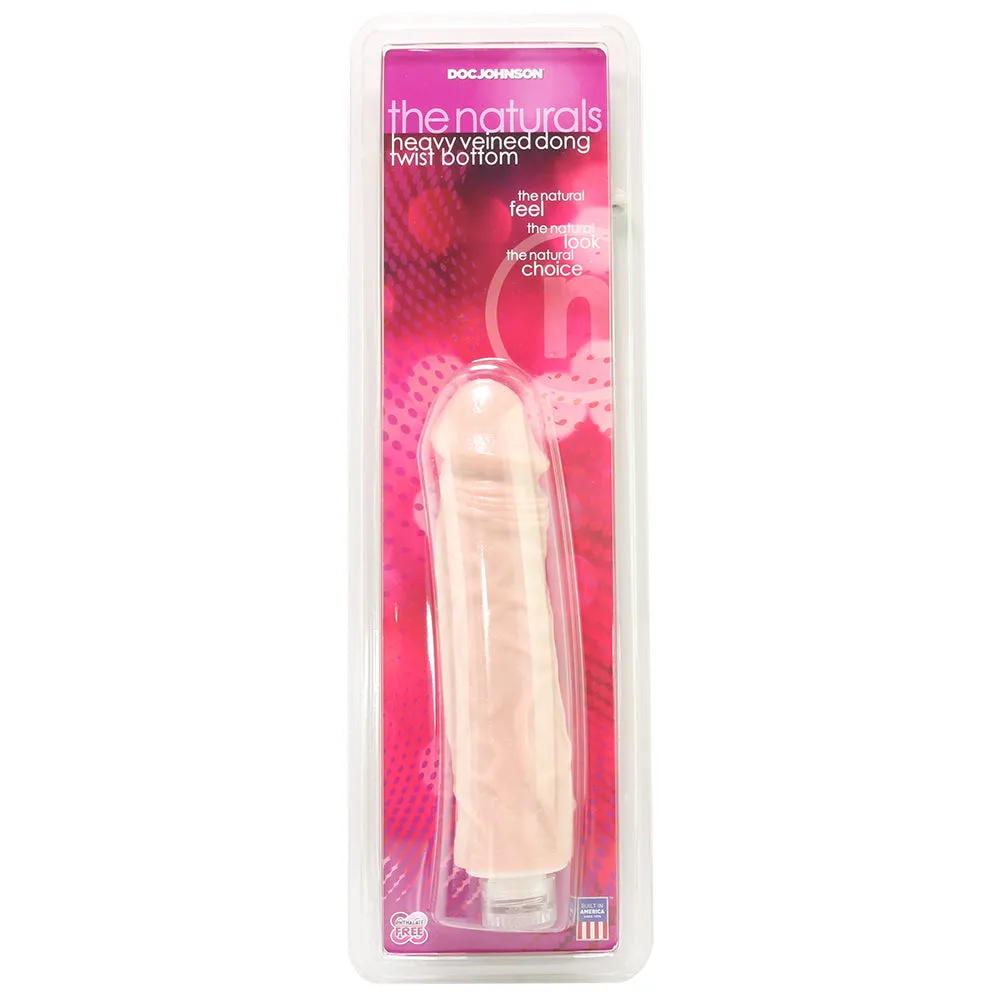 Doc Johnson  Heavy Vein Thick Vibrating Dildo-Seduce Mart