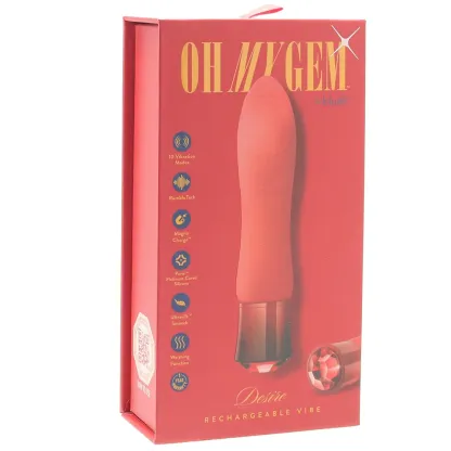 Blush  Oh My Gem Desire Vibe in Ruby-Seduce Mart