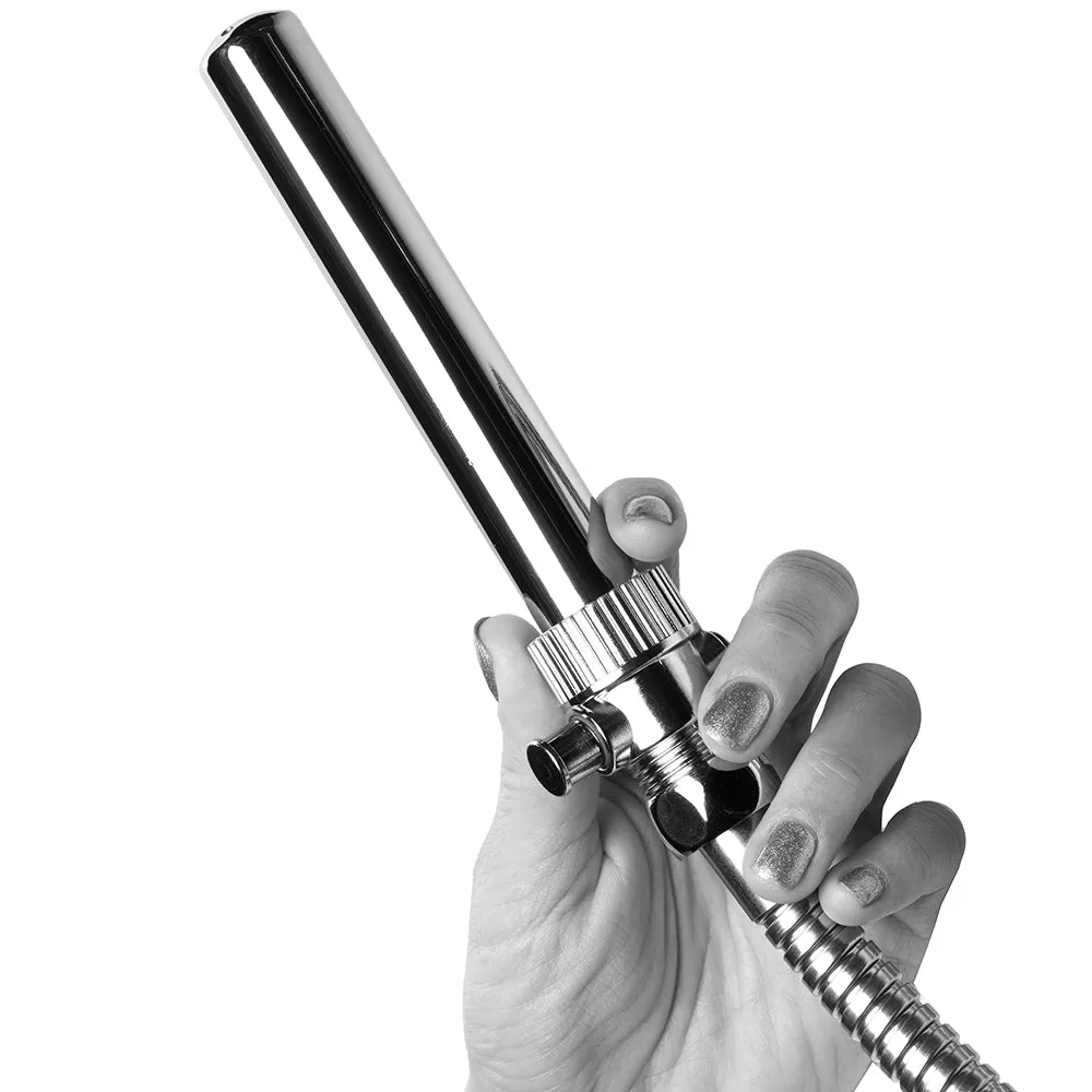 XR Brands  Clean Stream Enema Nozzle with Easy-Push Valve