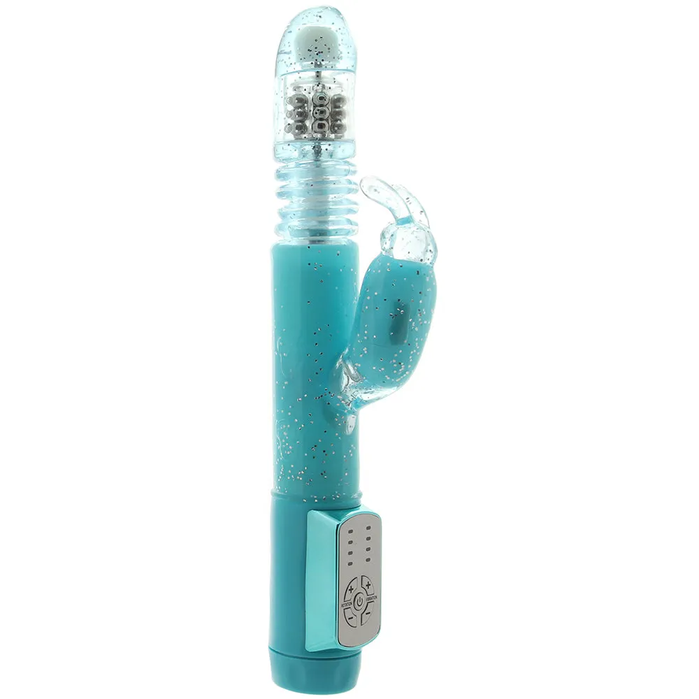 CalExotics  Dazzle Xtreme Thruster Rabbit Vibe in Teal-Seduce Mart