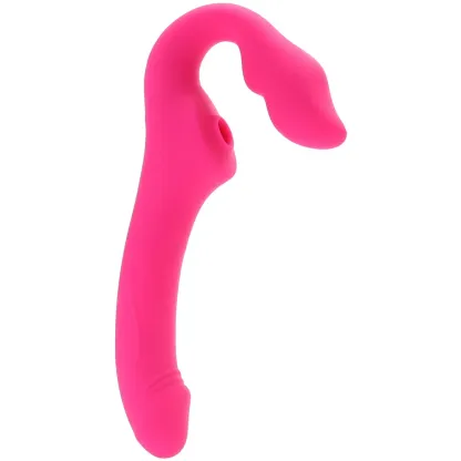 XR Brands  Strap U Mighty Licker Strapless Strap-On Vibe-Seduce Mart