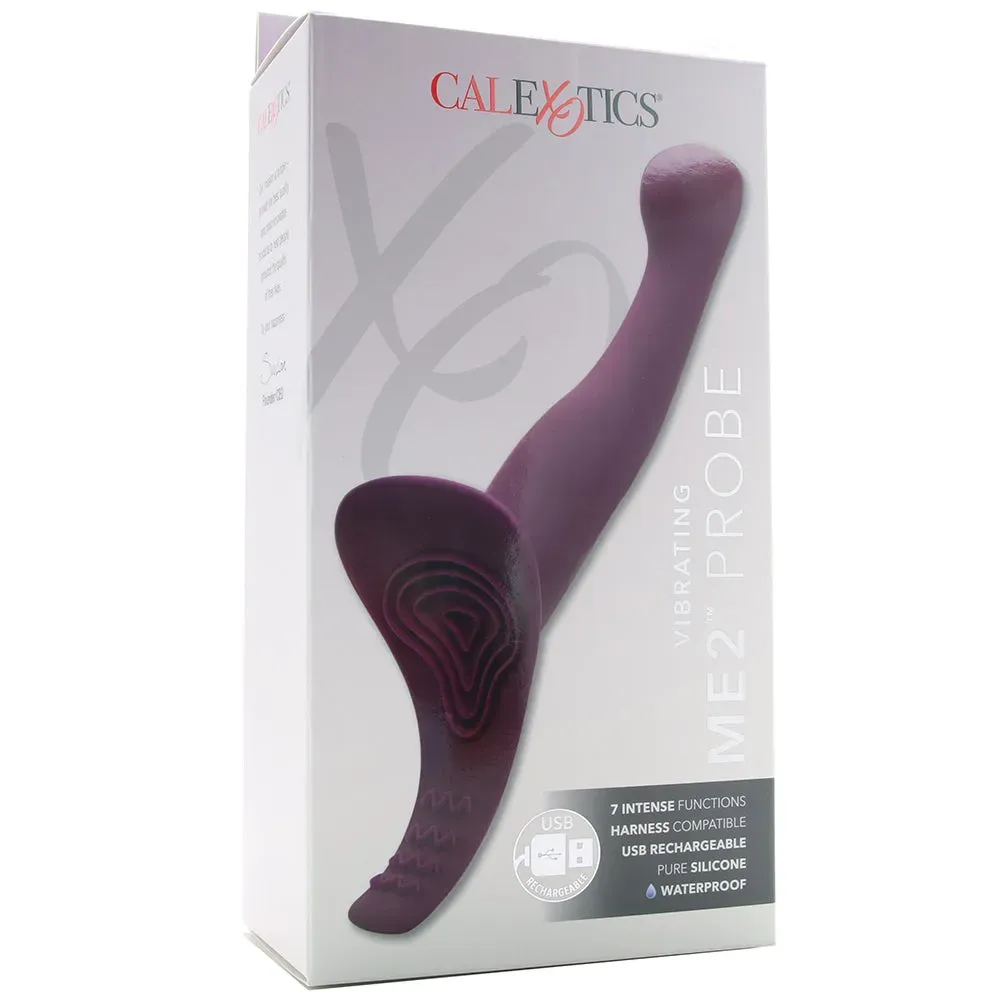 CalExotics  ME2 Vibrating Silicone Strap-On Ready Probe in Purple-Seduce Mart