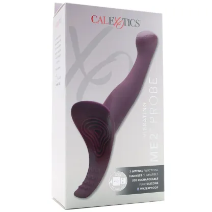 CalExotics  ME2 Vibrating Silicone Strap-On Ready Probe in Purple-Seduce Mart