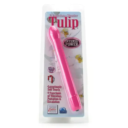CalExotics  7 Function Slender Tulip Vibe in Pink-Seduce Mart