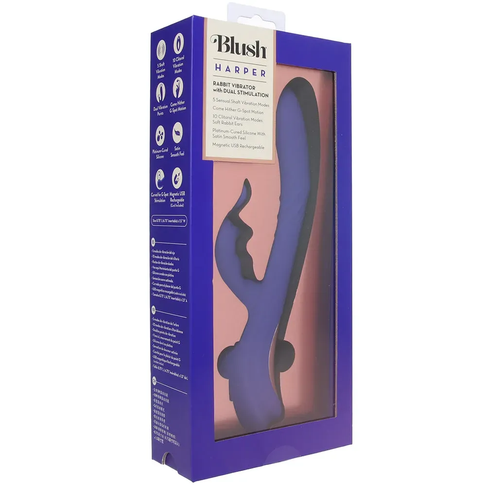 Blush  Blush Harper Rabbit Vibe in Midnight-Seduce Mart