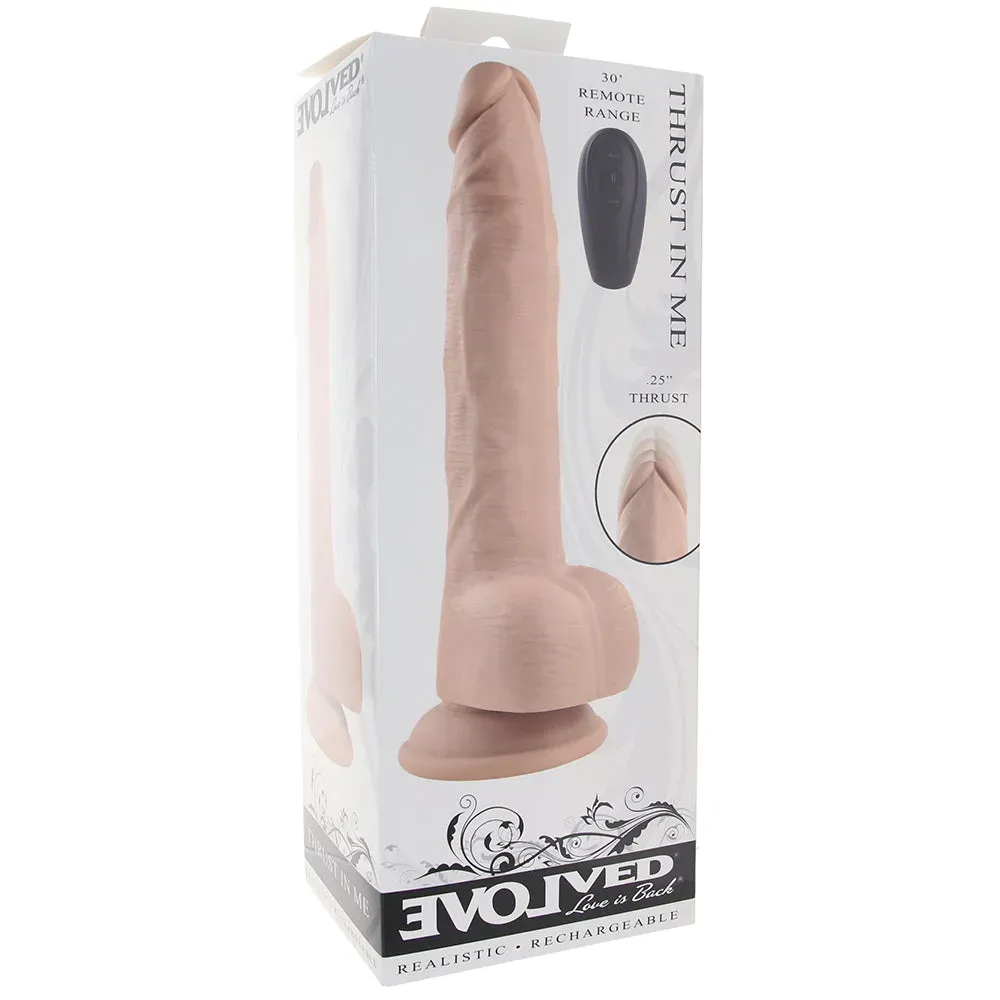 Evolved Novelties  Thrust In Me Vibe in Light-Seduce Mart