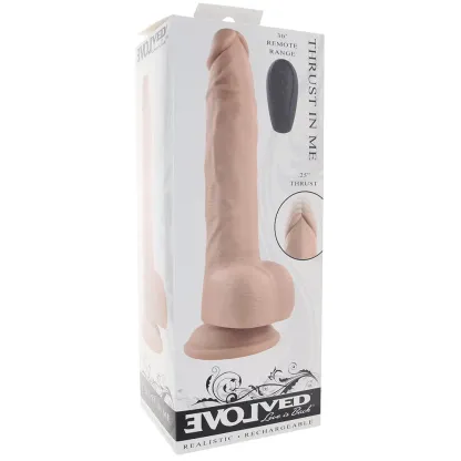 Evolved Novelties  Thrust In Me Vibe in Light-Seduce Mart