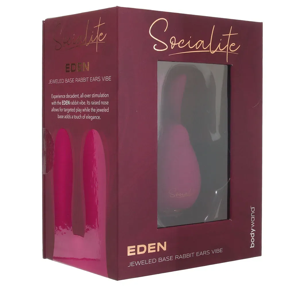 X-Gen  BodyWand Socialite Eden Rabbit Ears Vibe-Seduce Mart
