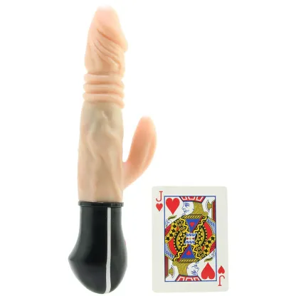 Nasstoys  Natural Real Skin Hot Cock Rotating Thruster Vibe in Flesh-Seduce Mart