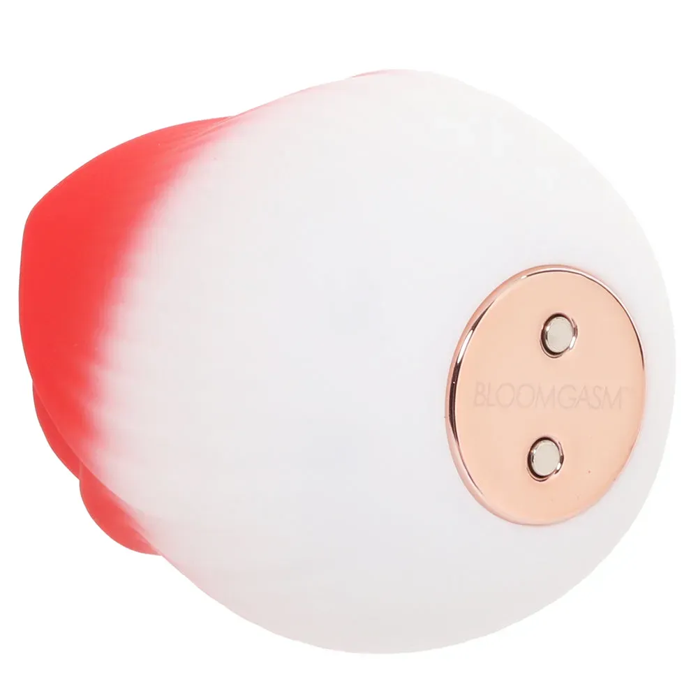 XR Brands  Bloomgasm Pulsing Petals Rose Stimulator in Red-Seduce Mart