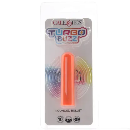 CalExotics  Turbo Buzz Rounded Bullet Vibe in Orange-Seduce Mart