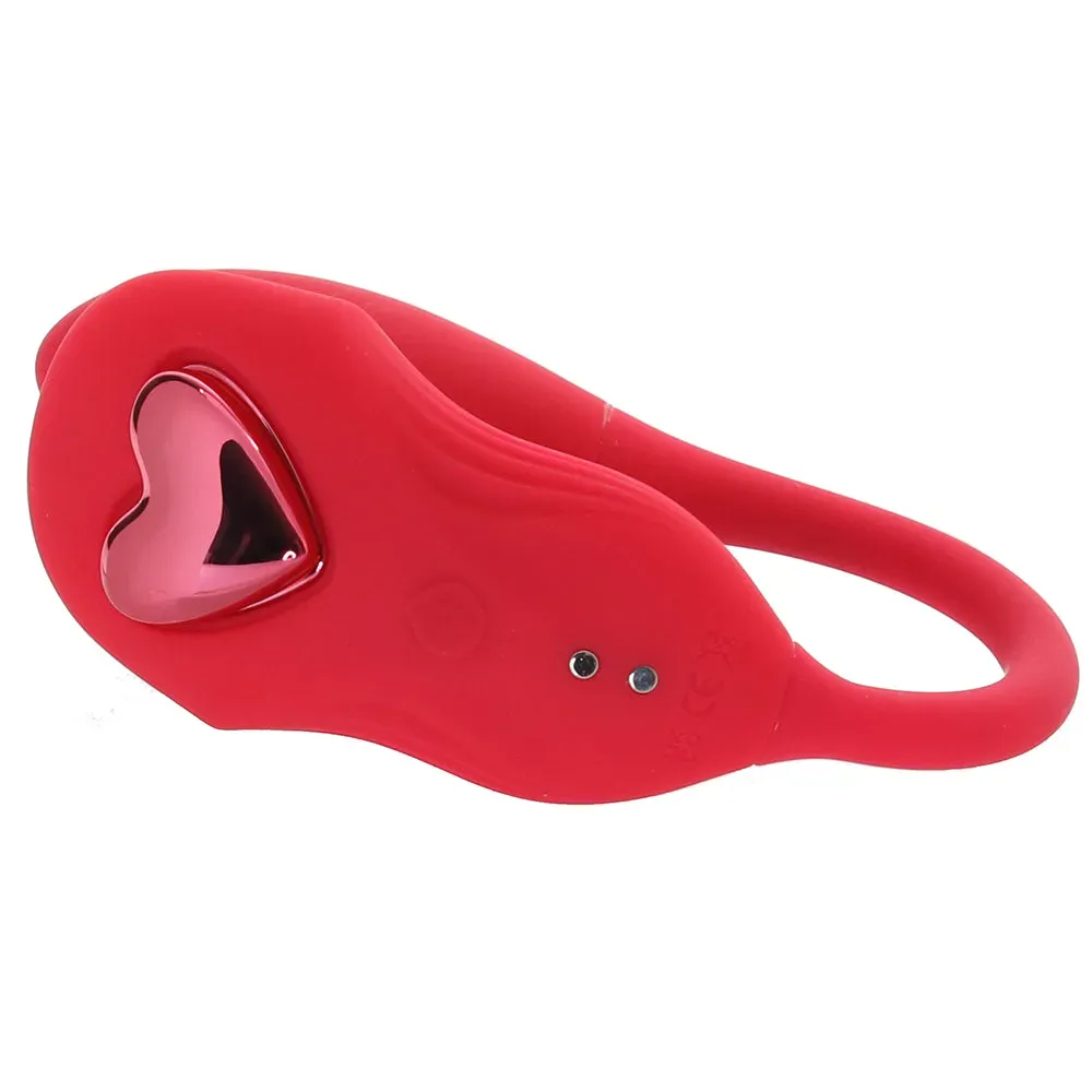 XR Brands  Frisky Double Love Connection Panty Vibe-Seduce Mart