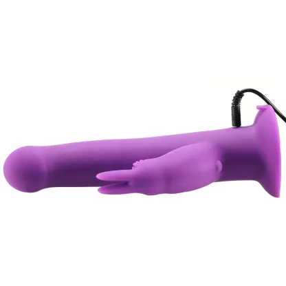 X-Gen  The G-Spot Rotating Rabbit Peg in Purple-Seduce Mart