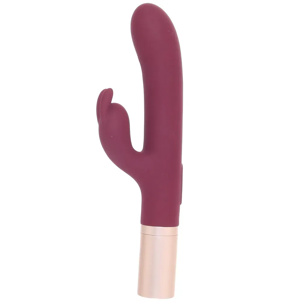 Shots Toys  Loveline The Traveler Rabbit Vibe in Burgundy-Seduce Mart